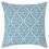 Thumbnail: navy blue and white throw pillow with geometric design
