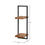 Thumbnail: Vertical dimensions of natural wood wall shelf