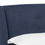 Thumbnail: Tufting detail on navy blue king size platform bed