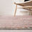 Thumbnail: 3/8" pile height on a blush colored contemporary area rug