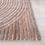 Thumbnail: lined pattern on a blush colored contemporary area rug