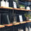 Thumbnail: Decorative items on natural wood wall shelf