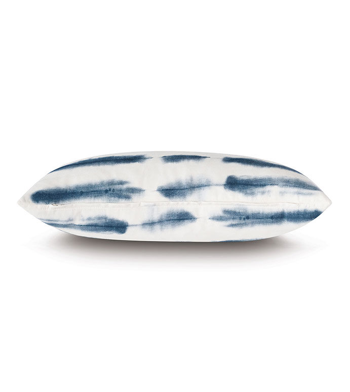 Blue and White feather Filled Down Pillow