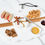 Thumbnail: White mod pumpkin charcuterie board featuring a varity of snacks.