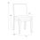Thumbnail: Branson White Faux Leather Dining Chair 2 Pcs