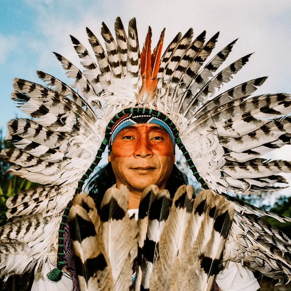 Cercle de râpé et chants médecine HUNI KUIN avec NINAWA PAI DA MATA