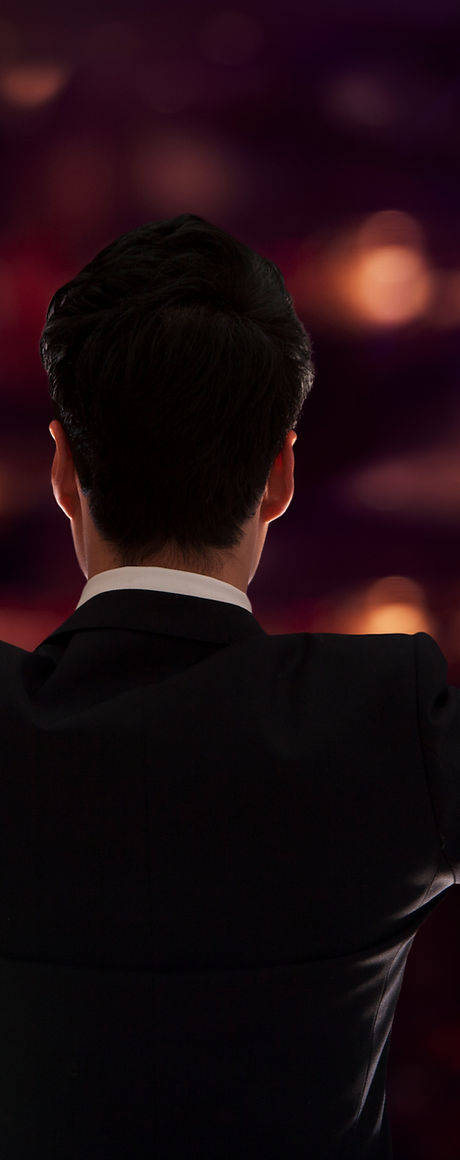 Conductor on Stage