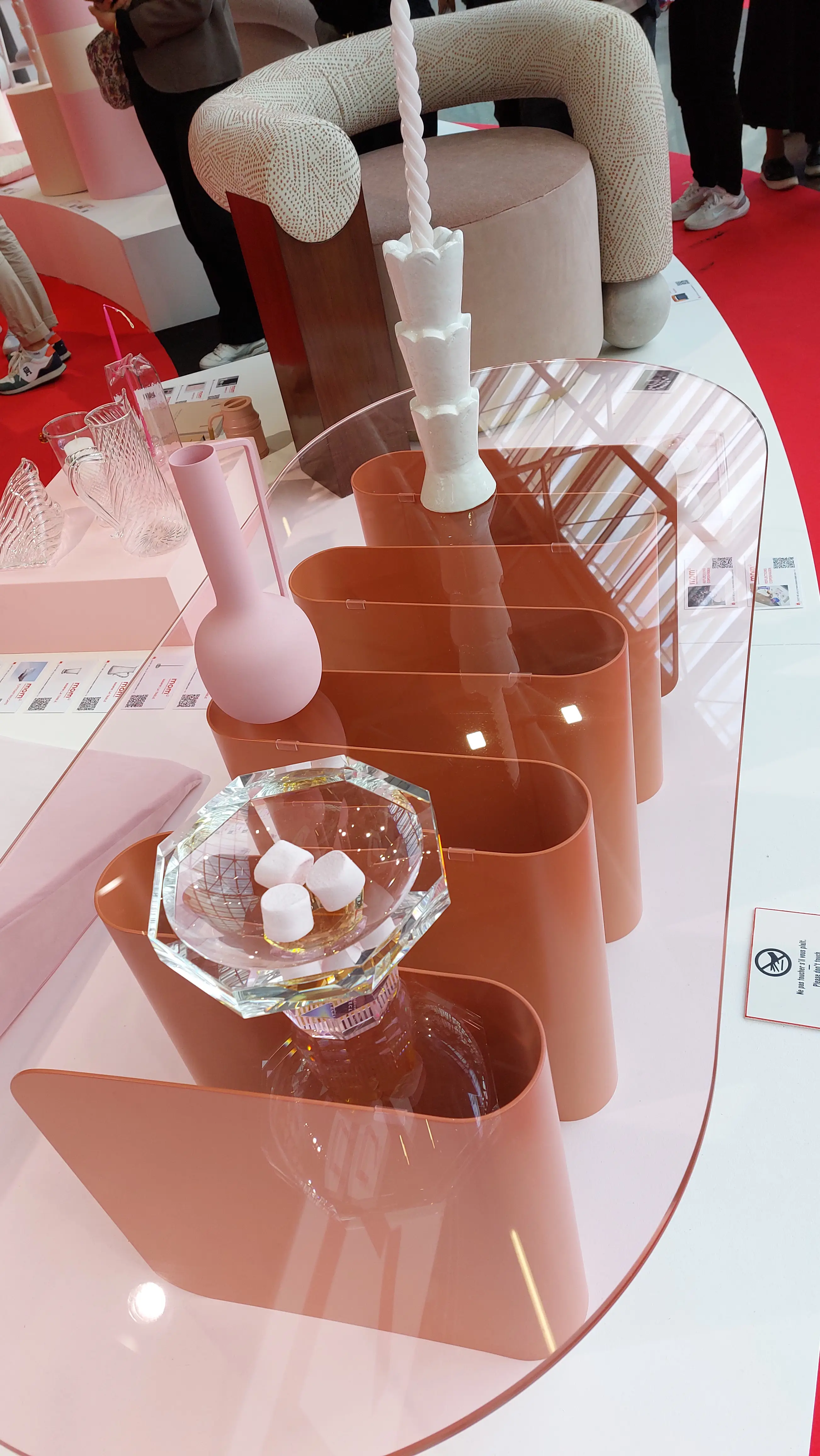 pêches orangés à l'honneur