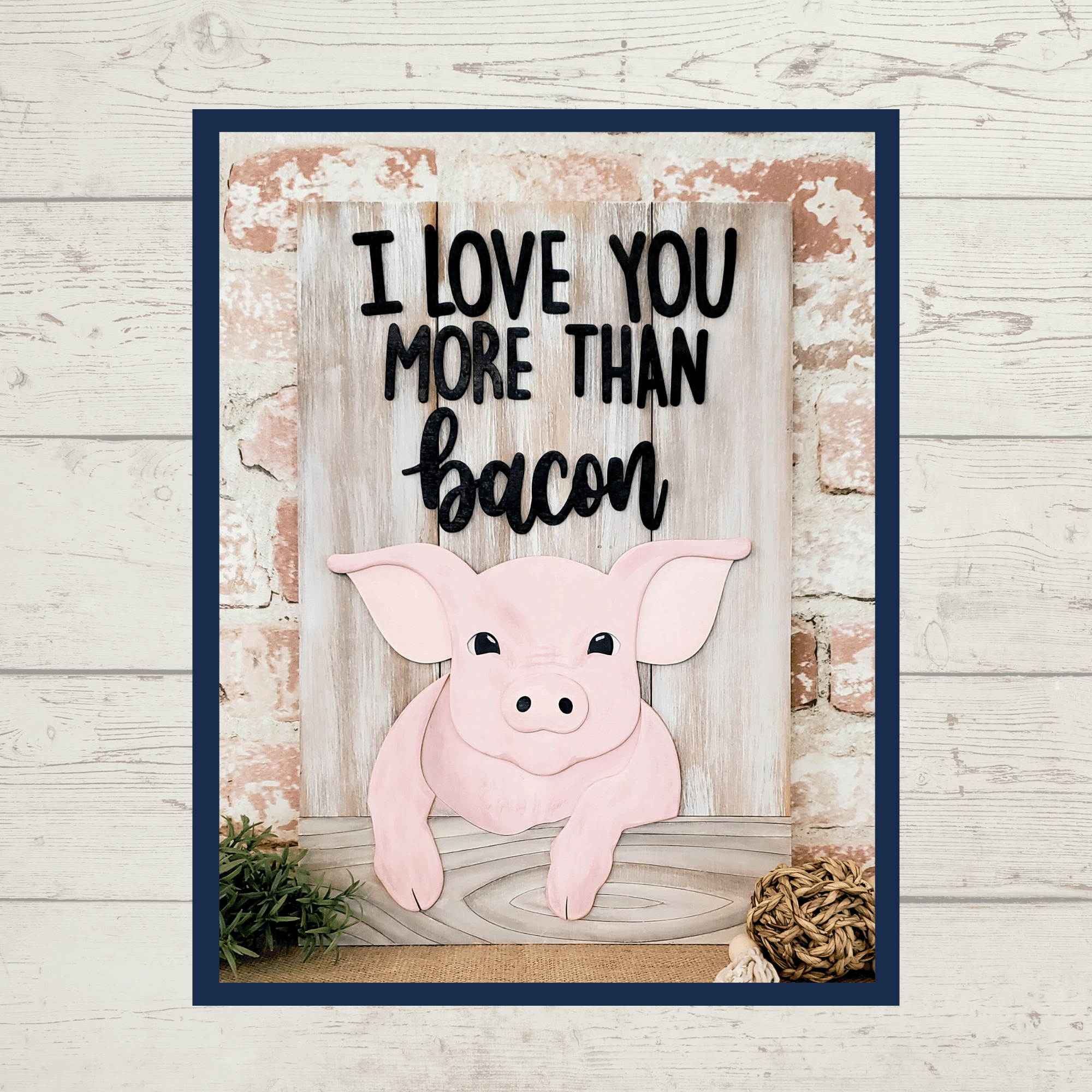 I love you more than bacon DIY Kit