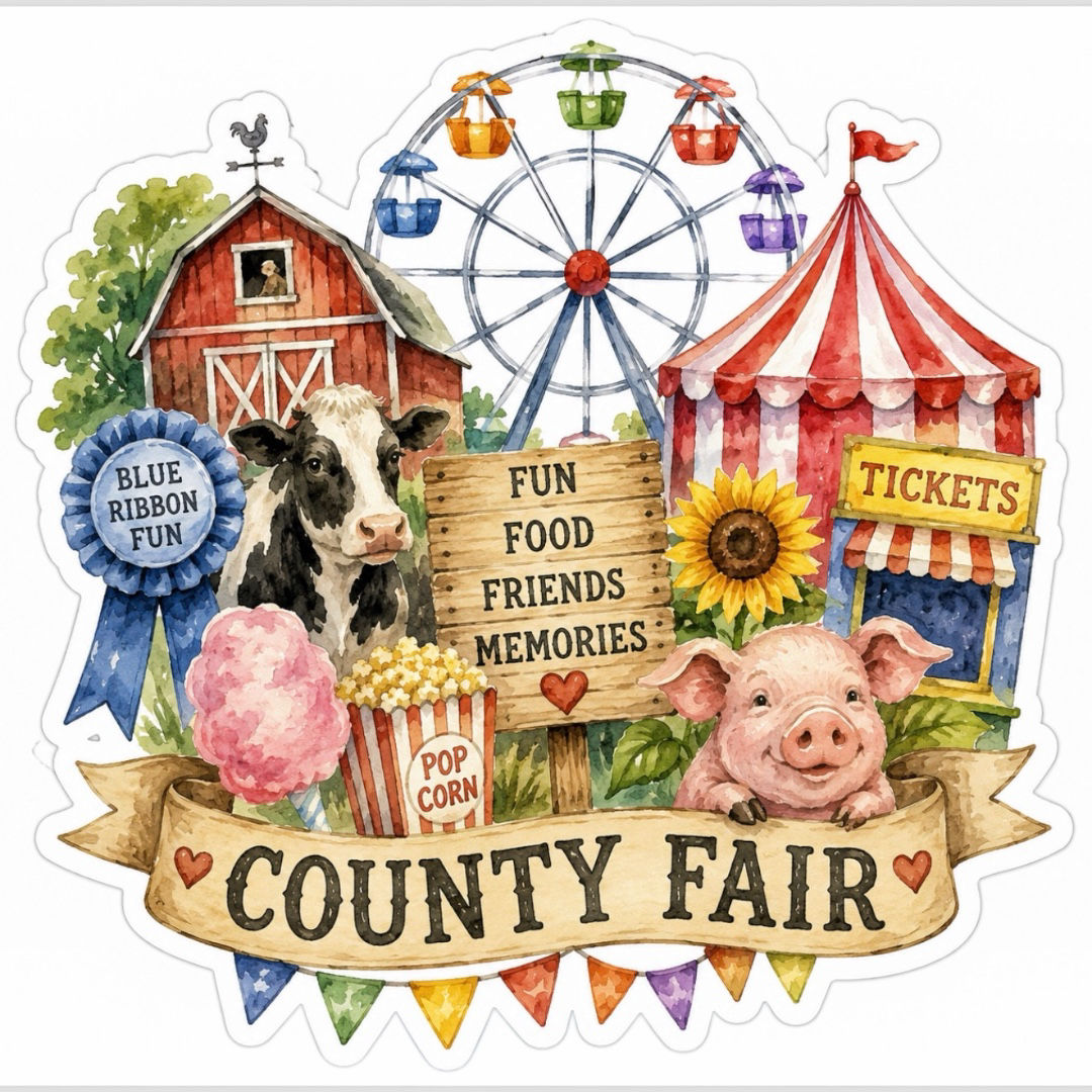 County Fair Sticker