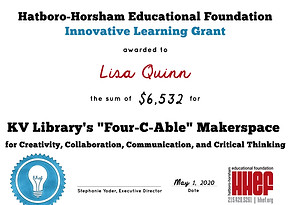 KV - Lisa Quinn - KV Library's Four-C-Ab