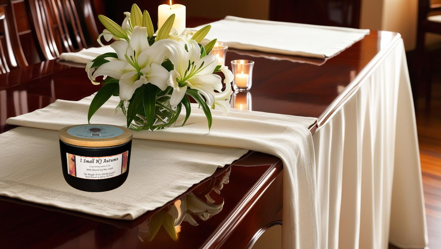 I Smell NJ Autumn Nordic 3 Wick 11 oz Candle