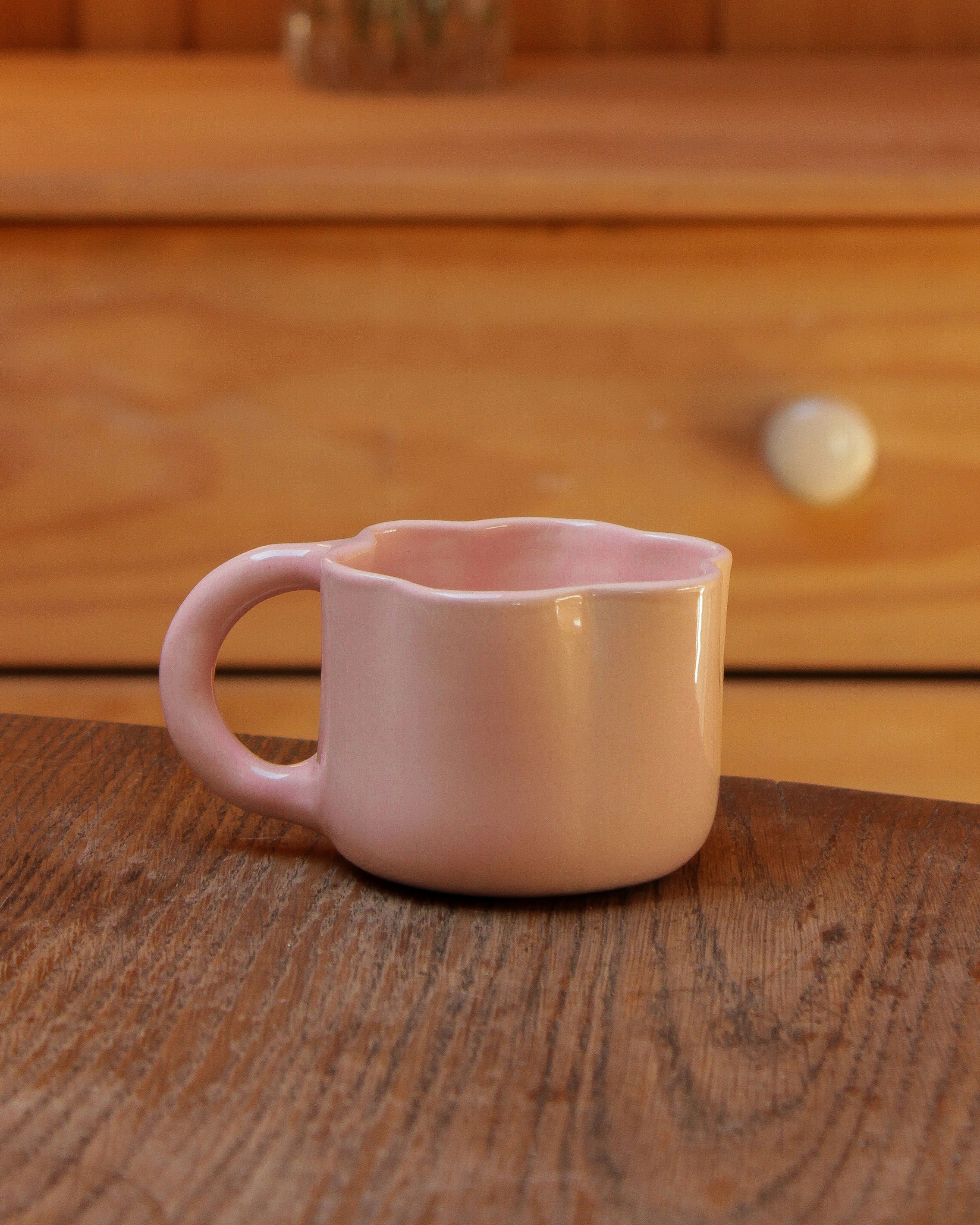 Petite tasse à café - Fleur rose