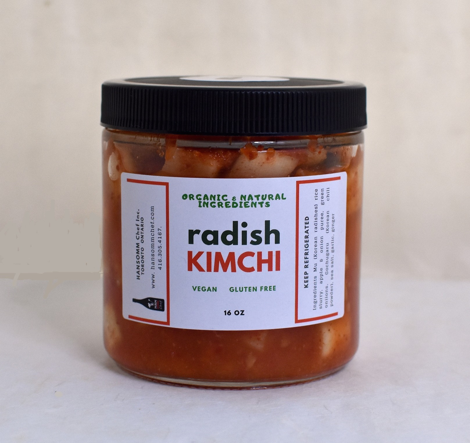 Vegan Radish Kimchi