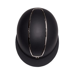 Thumbnail: Tipperary Windsor Helmet with MIPS - Black with Chrome Trim