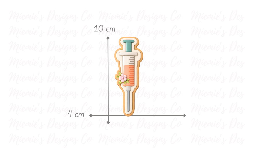 Syringe cookie cutter