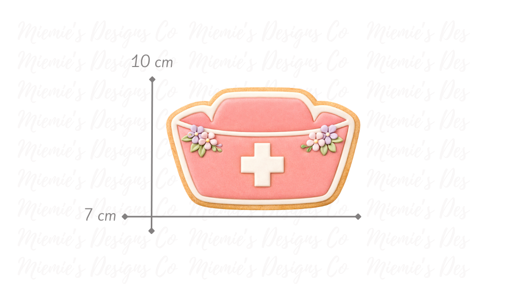 Nurse Hat cookie cutter