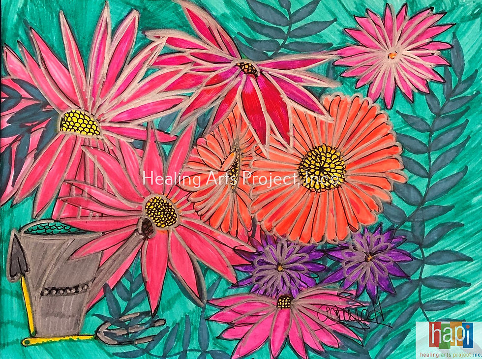 Tending Flowers
