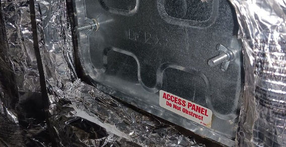 access panel installation