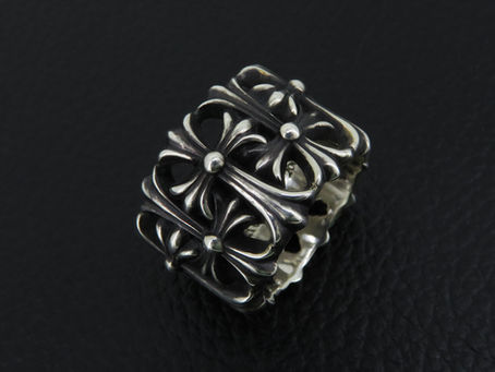 他店様修理品 クロムハーツ セメタリークロスリング  修理跡成形加工