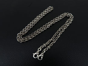 クロムハーツ 2クリップマスクペーパーチェーンネックレス フック修理