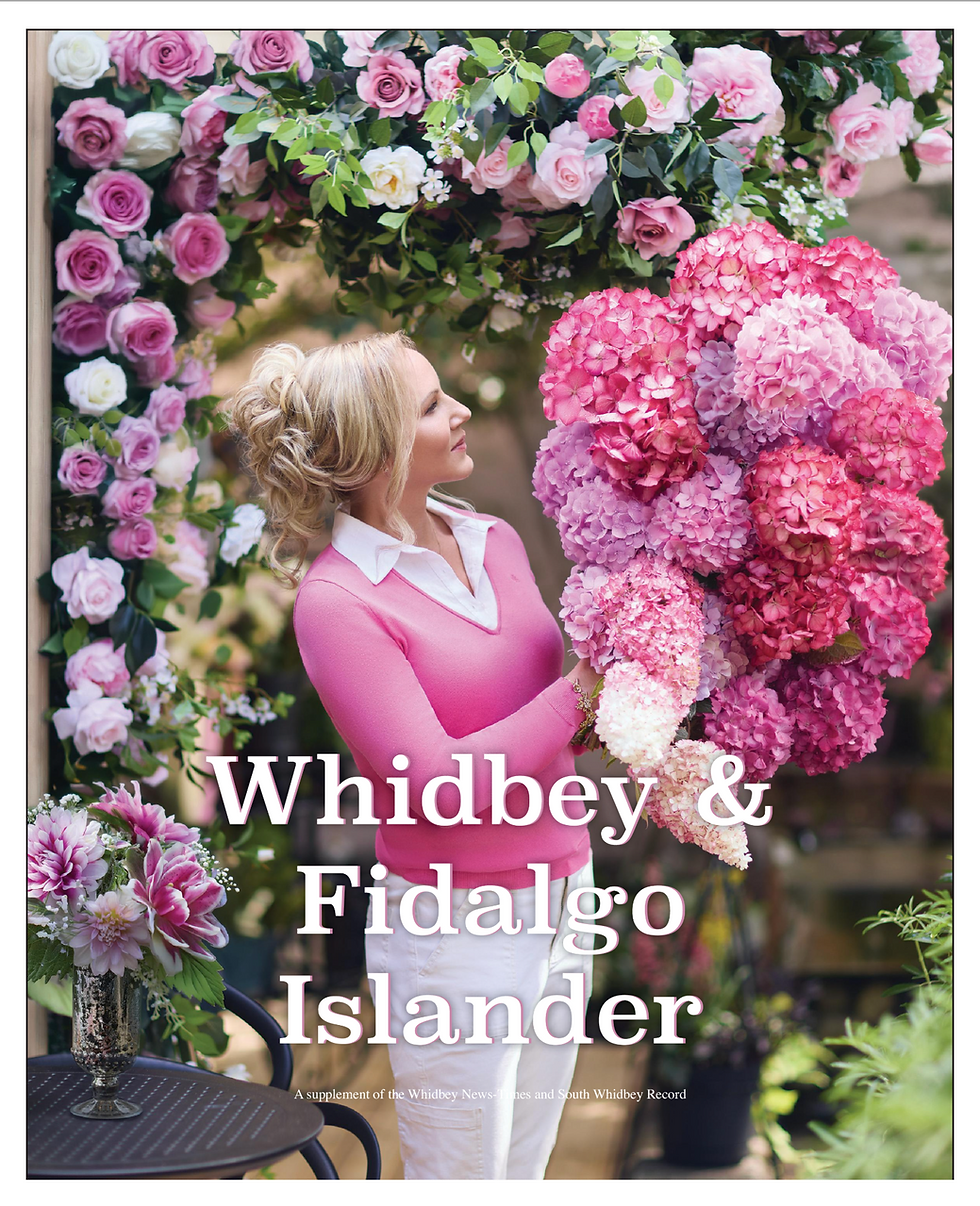 Exquisite Blumen Featured on Whidbey & Fidalgo Islander