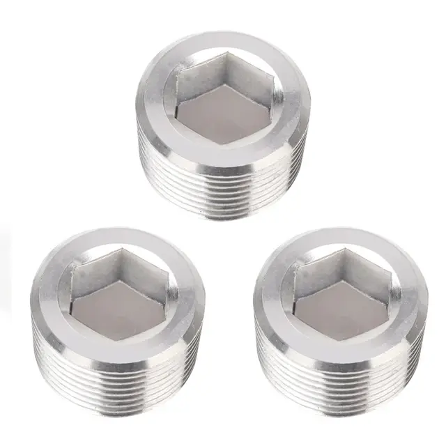 Bujão DIN 906 Métrico - Aço inox