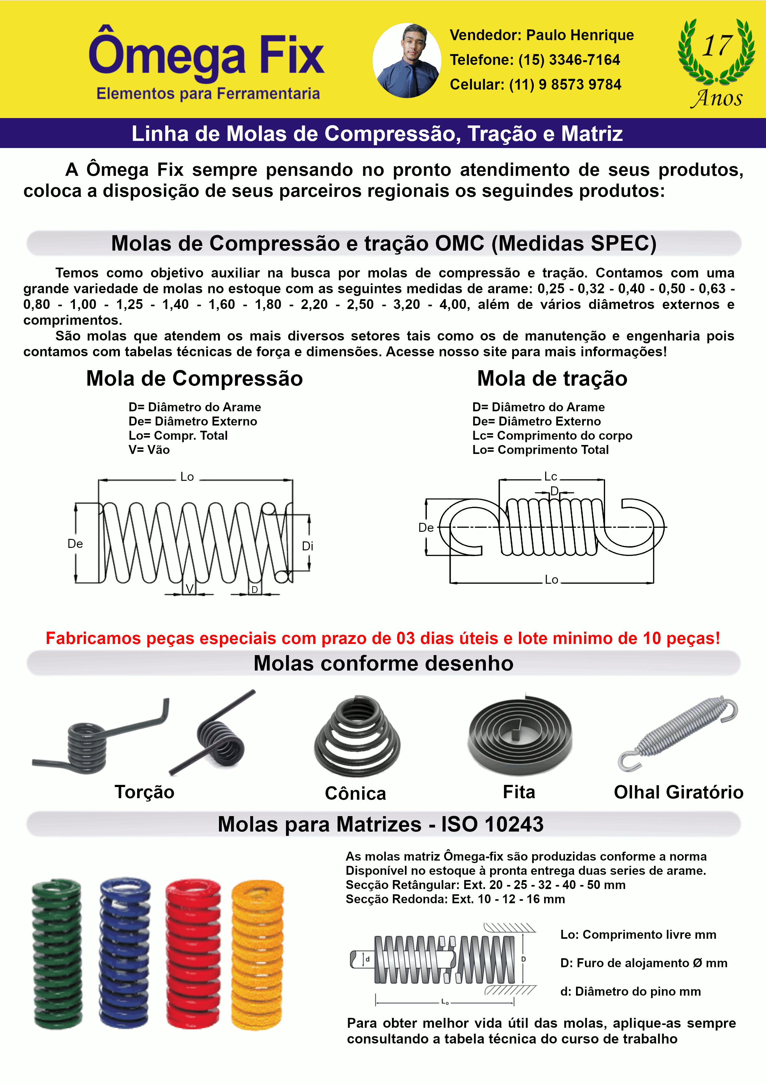 Molas a pronta entrega