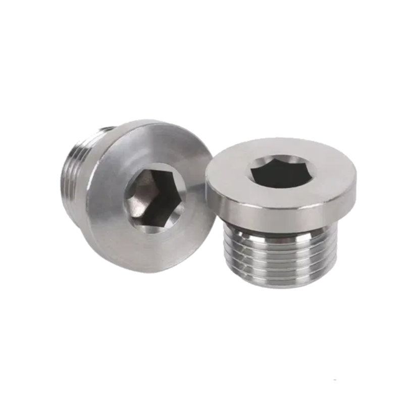 Bujão DIN 908 BSP - Aço inox