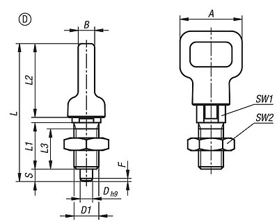 Botão Indexador CF 03089-05