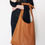 Thumbnail: Shopper Bag Moon in artificial leather - Terracotta