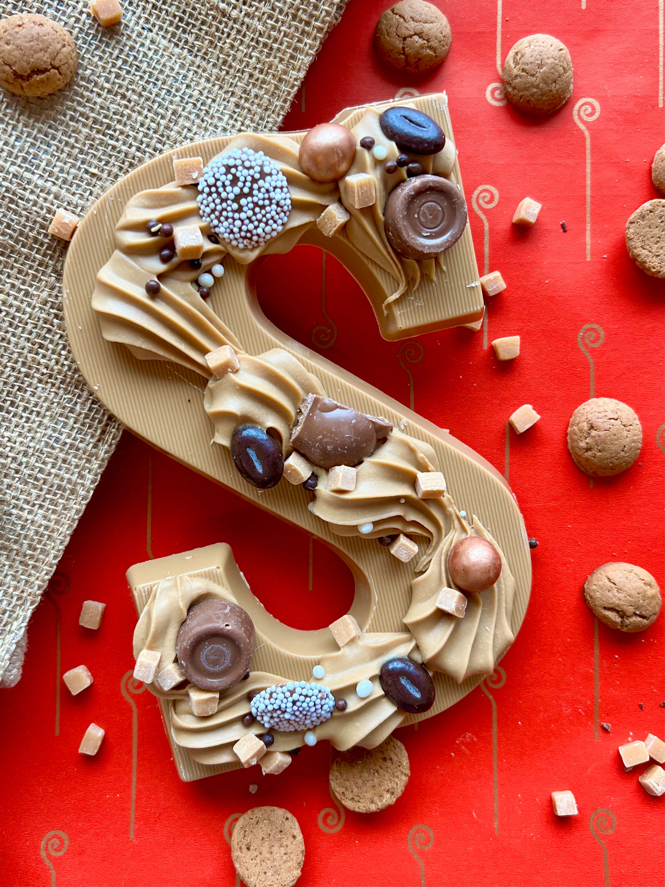 Caramel chocoladeletter