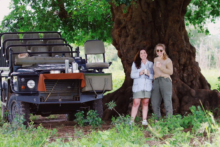 A morning coffee at Londolozi with Tiffany Figueiredo