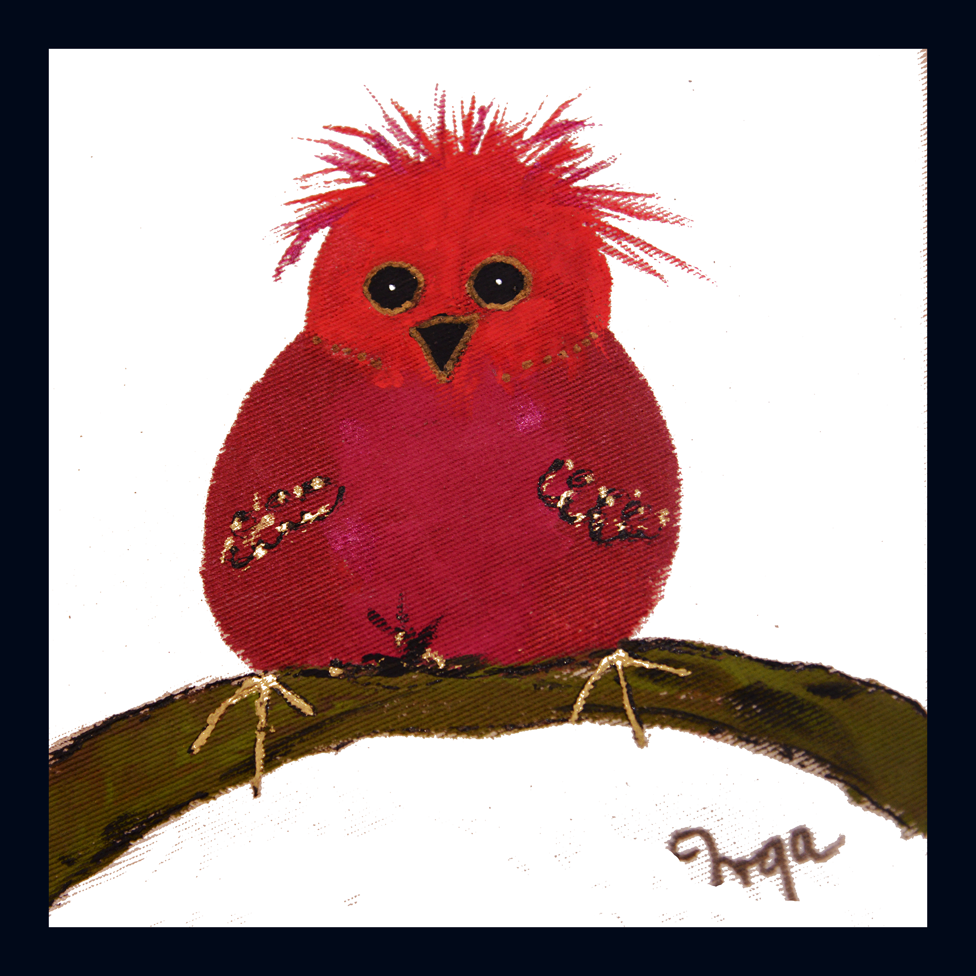 Art Block - Inga Birds #52 - fanciful bird