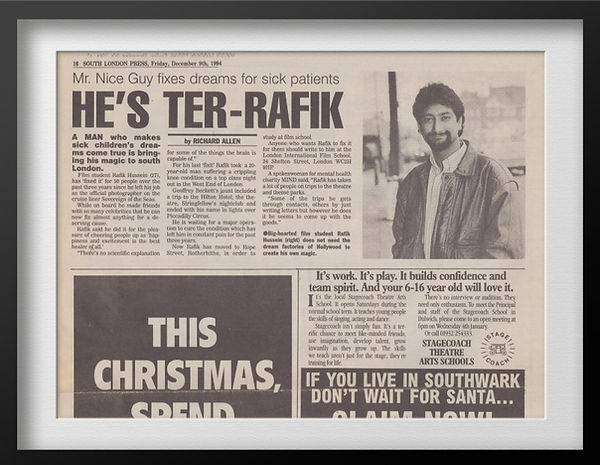 News Article on Rafik Hussein