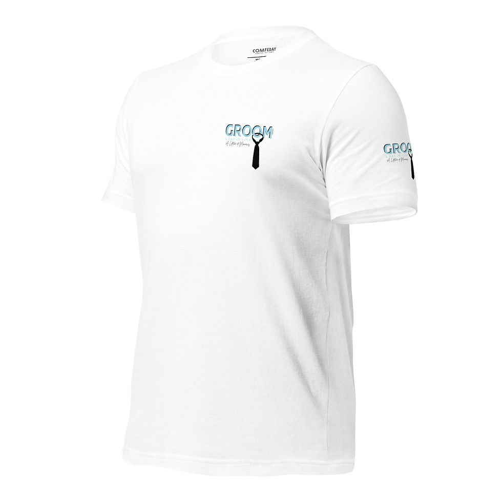 Comfeday® Tee - The Groom Collection - Groom (A Day of Love) Side View