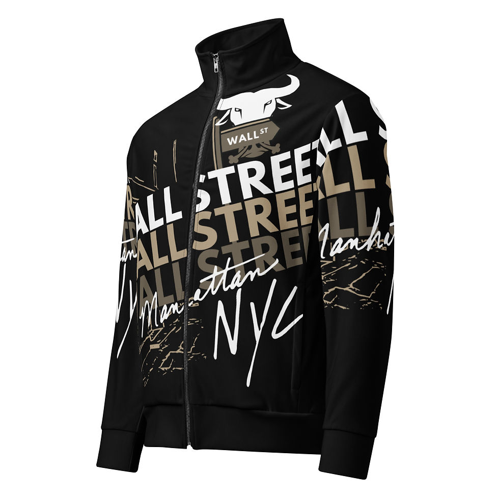 Comfeday® Track Jacket - Wall Street Manhattan NYC Side View