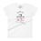 Thumbnail: Comfeday® Women's Fit Tee - Just Here for the Tea (White & Pink) Front View