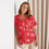 Thumbnail: Comfeday® Women's Short Sleeve Pajama Top – Cause We Sleigh