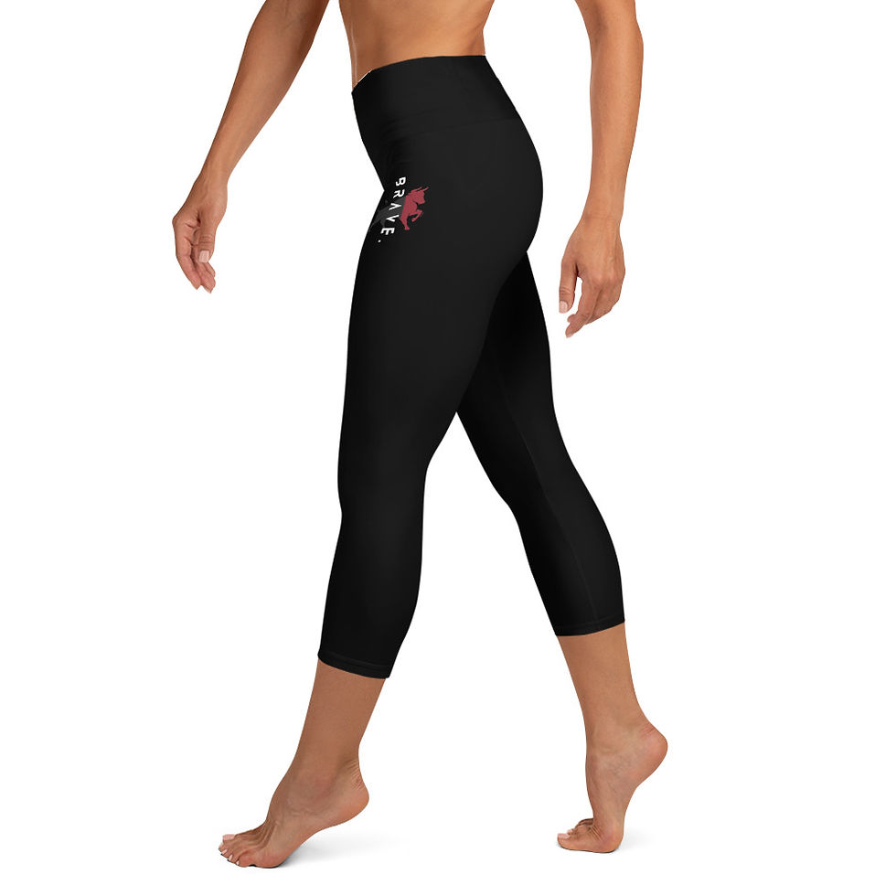 Comfeday® Yoga Capri Leggings – Brave