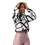 Thumbnail: COMFEDAY Women's Cropped Windbreaker - Cute Teddy Bear Graphic