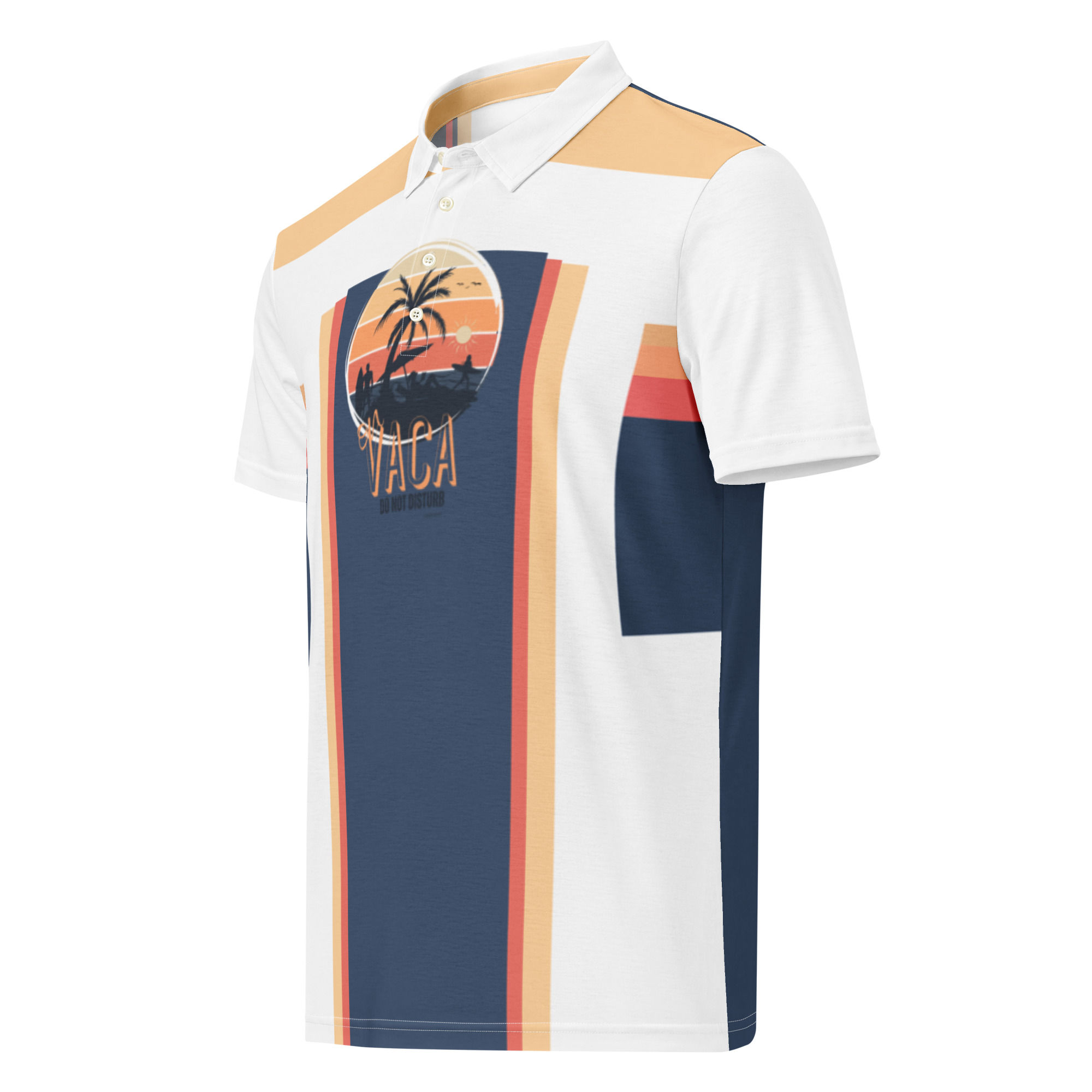 Comfeday® Slim Fit Polo Shirt – On Vaca: Do Not Disturb