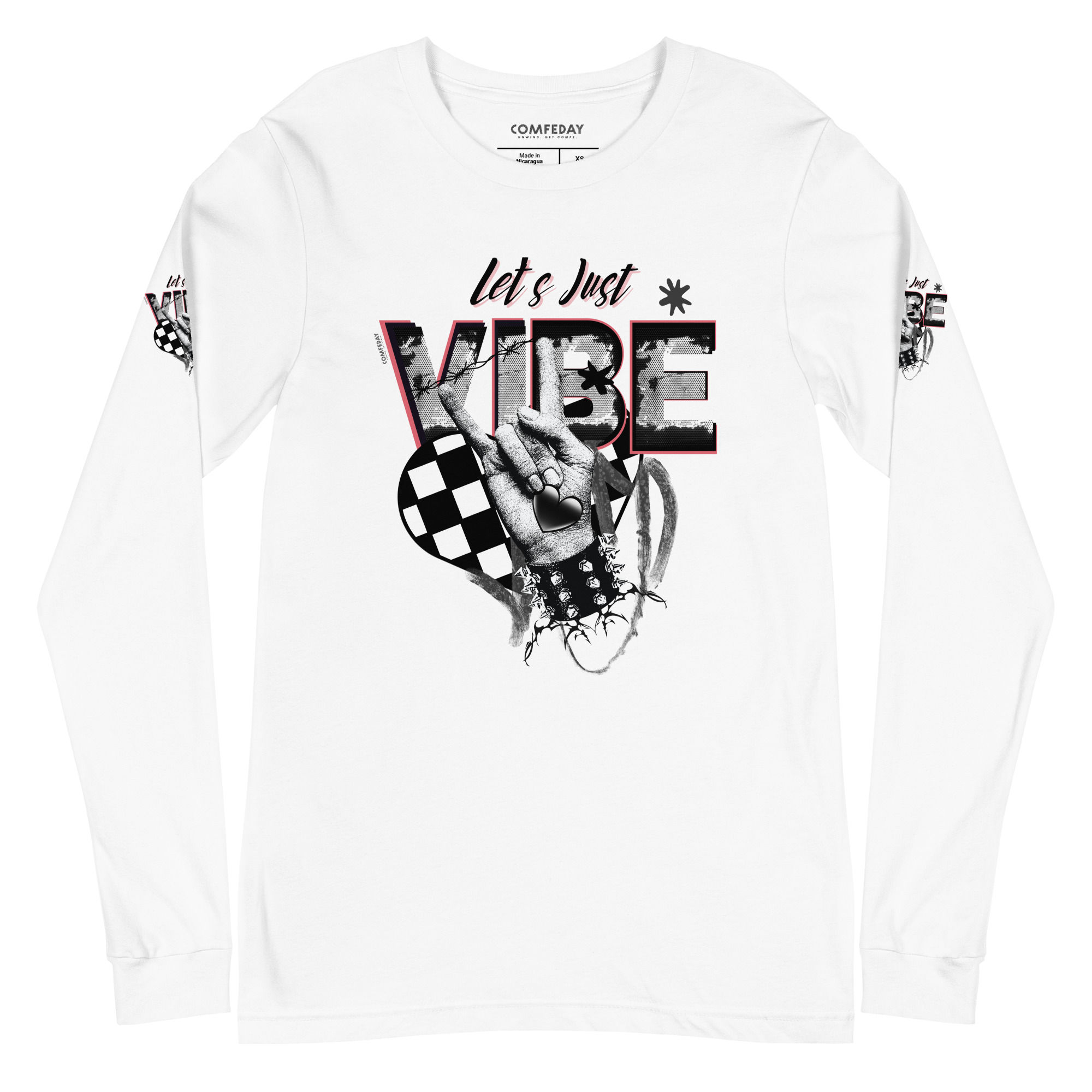 Comfeday® Long Sleeve Tee – Let's Just Vibe