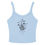 Thumbnail: Comfeday® Women's Micro-Rib Tank Top: Ivory Bloom – Wildflowers & Butterflies
