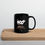 Thumbnail: Comfeday® Black Glossy Mug (Halloween) – Boo, Don't Go
