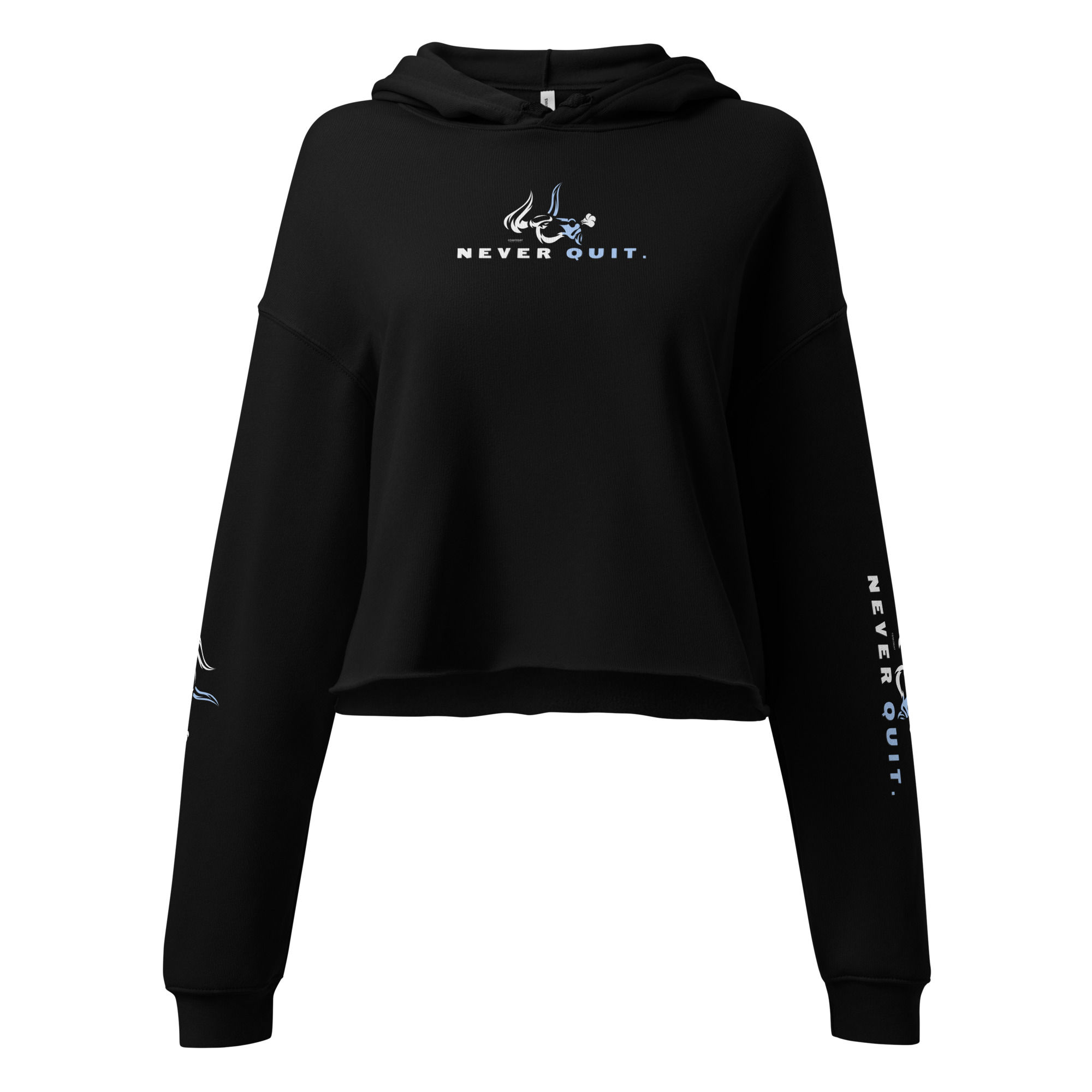 Comfeday® Crop Hoodie – Never Quit