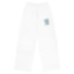 Wide-leg pants with relaxed fit, stretchy jersey fabric, side pockets, and adjustable waistband.