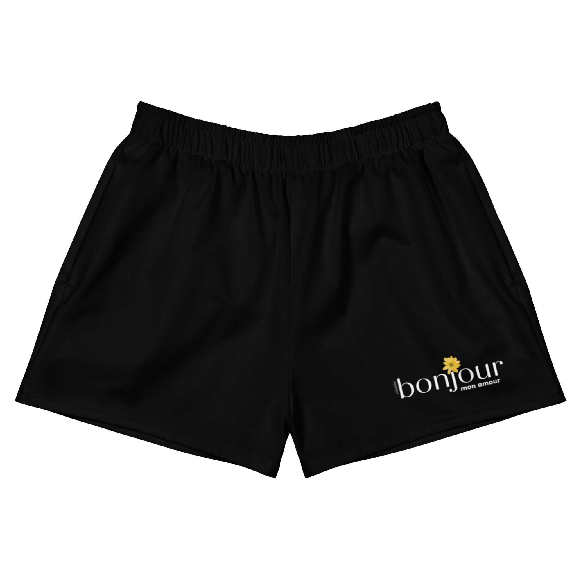 Comfeday® Athletic Shorts - Bonjour Mon Amour (Hello My Love)