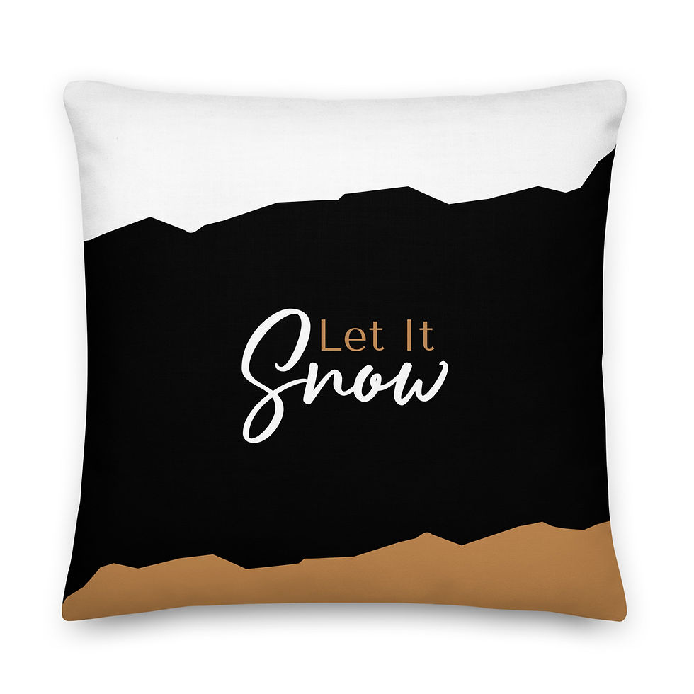 Comfeday® Premium Pillow – Let It Snow