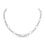 Thumbnail: Handmade Sterling Silver Figaro Chain/Bracelet